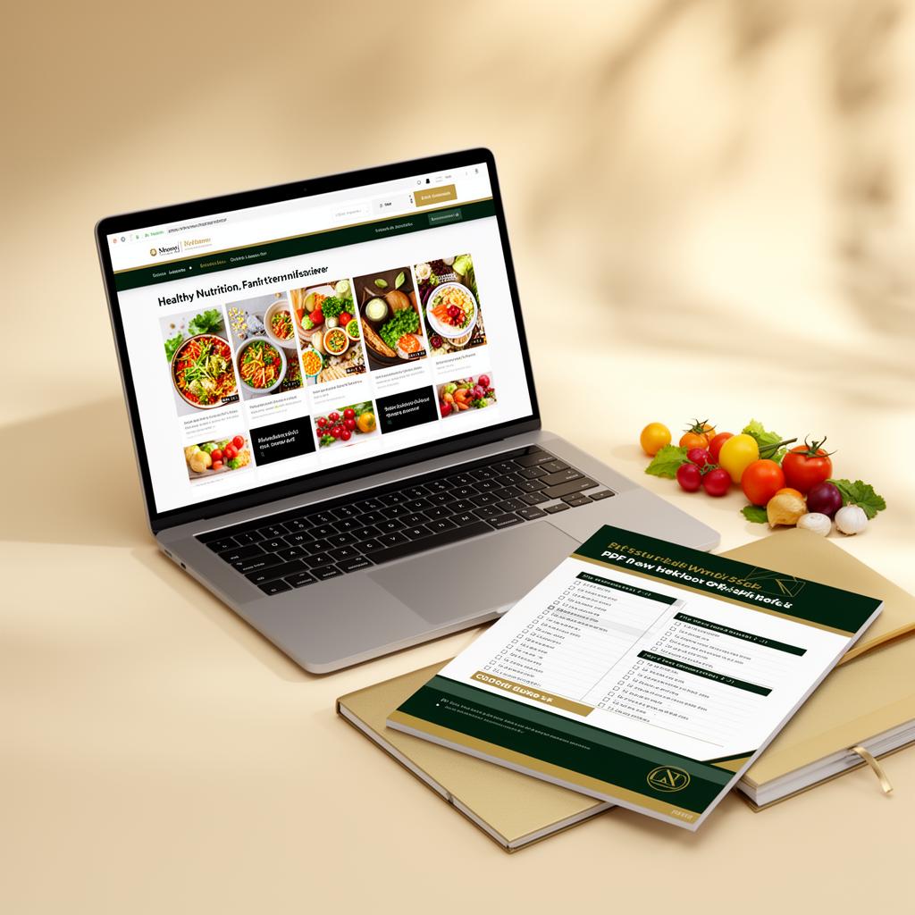 Mockup do Acesso Permanente: aulas no notebook e material de apoio em PDF